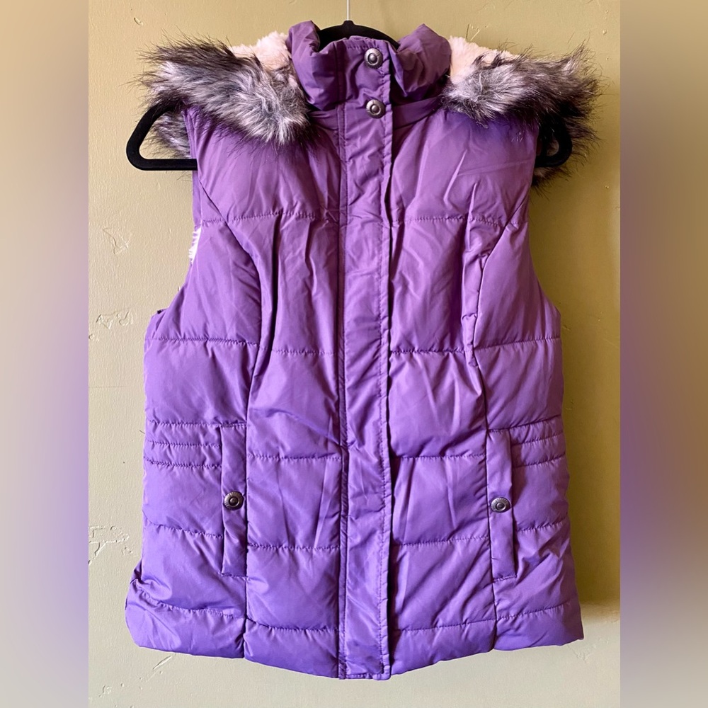 Green Tea Fleece Lined Puffer Vest